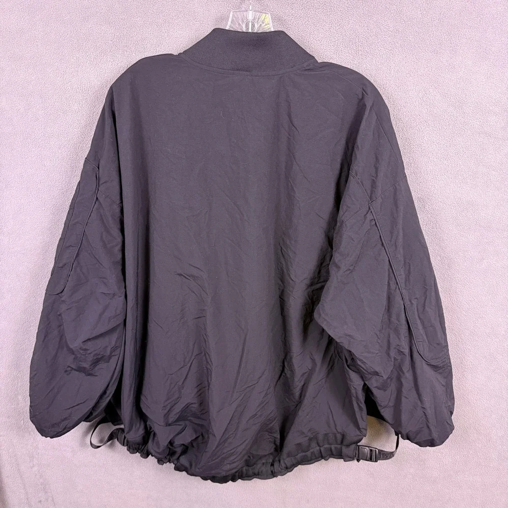 WNBA Sun Jacket Womens Med Black Nike Basketball Full Zip Mesh Lined Windbreaker